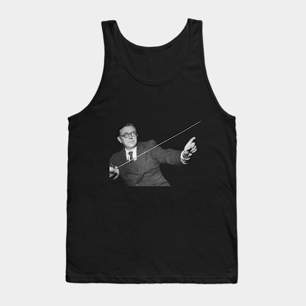 Sartre Fencing (No Border) Tank Top by neememes